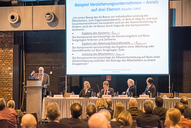 Hans-Böckler-Forum 2015 in Berlin – Flexible Entgeltformen - Forum 6
