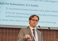 Moderation V. l. n. r.: Dr. Johannes Heuschmid, Hugo Sinzheimer Institut für Arbeitsrecht und Dorothee Müller-Wenner DGB Rechtsschutz GmbH, Zeitschrift »Arbeit und Recht«