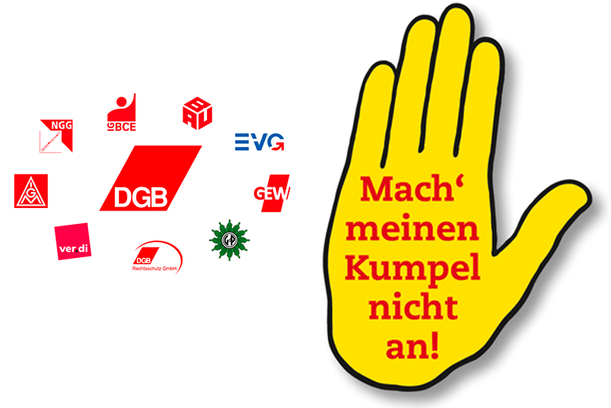 Demokratie und Freiheit, Gleichheit und Gerechtigkeit, Solidarität und Toleranz leiten traditionell das Handeln der Gewerkschaften. Copyright by DGB Rechtsschutz GmbH