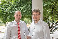 v.l.n.r.: Regionalleiter Martin Bauer und Teamleiter Frank Dörfler