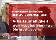 Arbeitsunfähigkeit Wen muss ich informieren-Die Arbeitgeberin