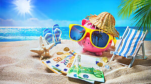 Schön, wenn der Arbeitgeber für den Urlaub noch viel nachzahlen muss. Copyright by Adobe Stock/Alexander Raths