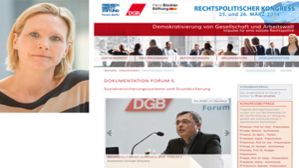 Silke Clasvorbeck berichtet für dgbrechtsschutz.de vom Rechtspolitischen Kongress Silke Clasvorbeck berichtet für dgbrechtsschutz.de vom Rechtspolitischen Kongress