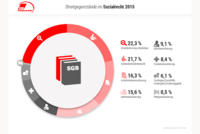 Anteil der Streitgegenstände im Sozialrecht