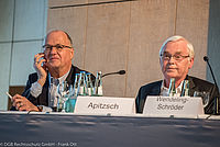 Dr. Thomas Klebe, Leitung HSI und Rechtsanwalt Wolfgang Apitzsch