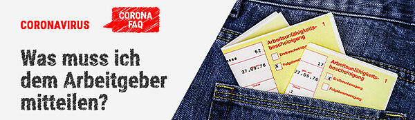 Corona-Krise - Gilt eine besondere  Mitteilungspflicht für Arbeitnehmer?
