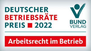 Die Zeitschrift "Arbeitsrecht im Betrieb" lobt jährlich den Deutschen Betriebsräte-Preis aus. Die Zeitschrift "Arbeitsrecht im Betrieb" lobt jährlich den Deutschen Betriebsräte-Preis aus.