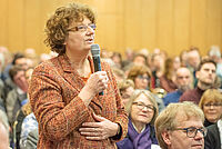 Helga Nielebock, bis 2018 Leiterin der Abteilung Recht, DGB Bundesvorstand Berlin auf dem 12. Hans-Böckler-Forum zum Arbeits- und Sozialrecht 2019 © Frank Ott