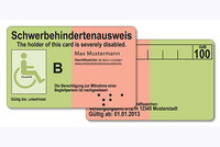 Merkzeichen gleichen spezifische Einschränkungen von Schwerbehinderten aus.