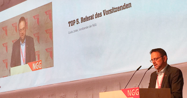 NGG-Chef Zeitler betont hohen Stellenwert der gewerkschaftlichen Solidarität in Zeiten von Digitalisierung und globalen Herausforderungen. Copyright by Till Bender, DGB Rechtsschutz GmbH