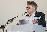 Gerd Groppel (gewerkschaftlicher Koordinator) referierte über den Mindestlohn