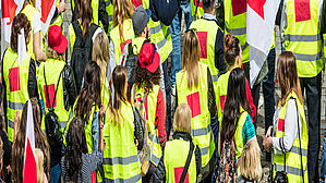 Gewerkschaften verhandeln Arbeitsrechtsnormen im Interesse der Arbeitnehmer*innen. Wenn es sein muss unterstützt durch Streik. Copyright by karepa / fotolia