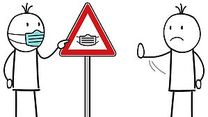 Fristlose Kündigung für Mund-Nasen-Schutzverweigerer. Copyright by Adobe Stock/rosifan19 Fristlose Kündigung für Mund-Nasen-Schutzverweigerer. Copyright by Adobe Stock/rosifan19