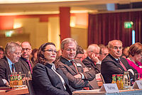 Andrea Nahles (Bundesministerin für Arbeit und Soziales)Michael Guggemos (Sprecher der Geschäftsführung der Hans-Böckler-Stiftung) Prof. Dr. Skouris, (Präsident des Europäischen Gerichtshofes)