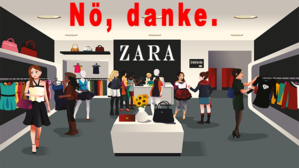 Die Modekette ZARA steht bei vielen Frauen für schickes Design. Aber nicht alles, was von außen schön aussieht, ist auch von innen schön. Die Modekette ZARA steht bei vielen Frauen für schickes Design. Aber nicht alles, was von außen schön aussieht, ist auch von innen schön.