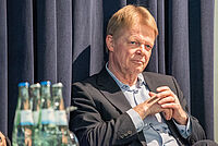 Reiner Hoffmann, Vorsitzender des DGB und Vorstandsvorsitzender der Hans-Böckler-Stiftung, Berlin auf dem 12. Hans-Böckler-Forum zum Arbeits- und Sozialrecht 2019 © Frank Ott