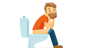 Toilettengang eines Beamten = unfallgeschützte Tätigkeit. Copyright by AdobeStock/Visual Generation