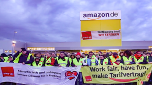 Amazon darf ver.di Streik vor dem Werkstor nicht verbieten lassen.