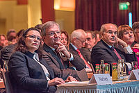 Andrea Nahles (Bundesministerin für Arbeit und Soziales)Michael Guggemos (Sprecher der Geschäftsführung der Hans-Böckler-Stiftung) Prof. Dr. Skouris, (Präsident des Europäischen Gerichtshofes) Ingrid Schmidt (Präsidentin des BAG)