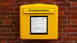 Wer seine AU-Bescheinigung rechtzeitig verschickt, darf davon ausgehen, dass sie auch rechtzeitig bei der Krankenkasse ankommt. Copyright by Adobe Stock/blende11.photo Wer seine AU-Bescheinigung rechtzeitig verschickt, darf davon ausgehen, dass sie auch rechtzeitig bei der Krankenkasse ankommt. Copyright by Adobe Stock/blende11.photo