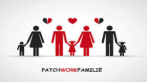 Für Patchwork-Familien mit mindestens 3 Kindern zahlt sich die richtige Antragstellung aus. Copyright by krissikunterbunt/fotolia