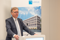 Eröffnungsfeier House of Labour - Frankfurt am Main - Rainer Gröbel Vorsitzender des Kuratoriums der Europäischen Akademie der Arbeit und Geschäftsführer der Academy of Labour © Frank Ott - DGB Rechtsschutz