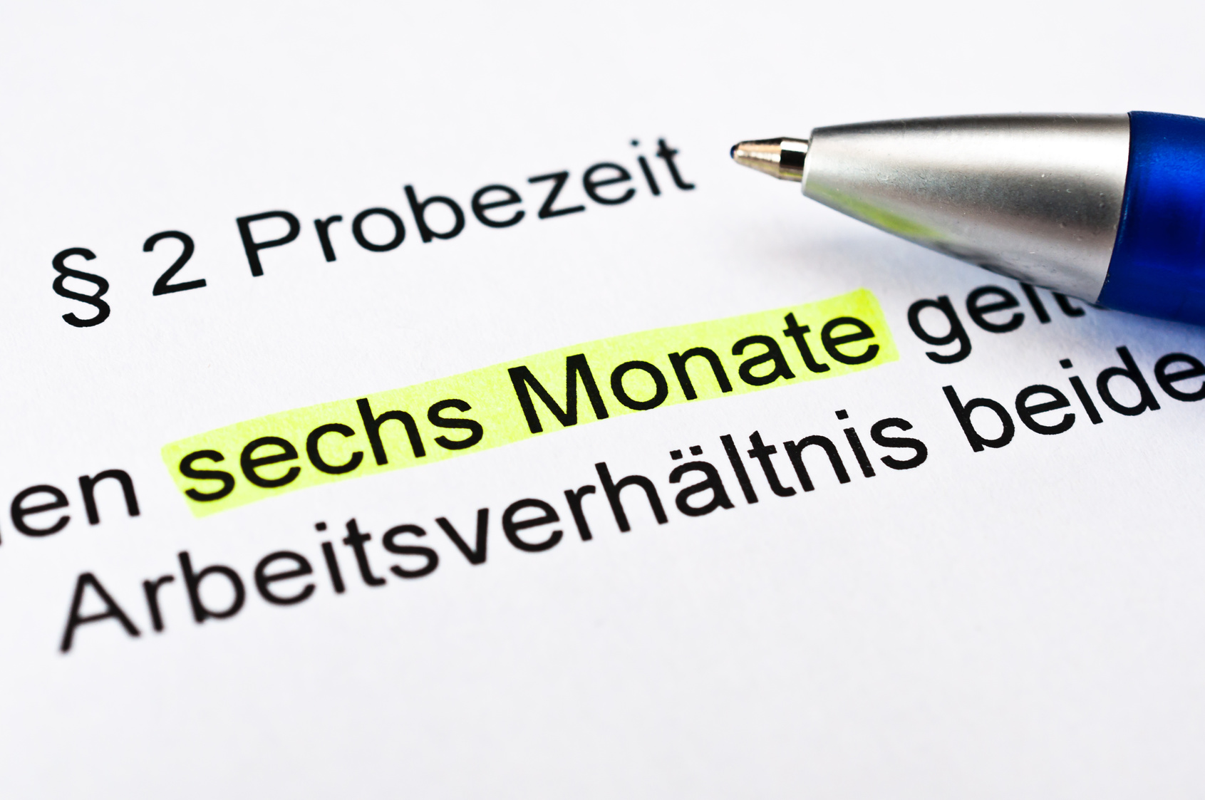 Verlängerte Kündigungsfrist In Der Probezeit Dgb Rechtsschutz Gmbh
