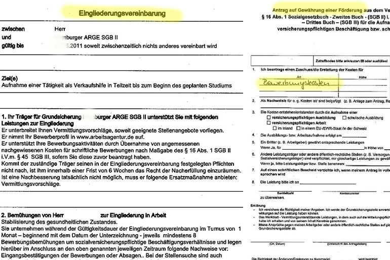 Erstattung Von Bewerbungskosten Durch Das Jobcenter Dgb Rechtsschutz Gmbh