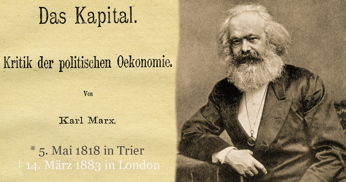 Karl Marx Zum 200 Geburtstag Dgb Rechtsschutz Gmbh