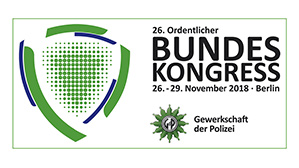 Motto: "Leben in Sicherheit". Copyright by Gewerkschaft der Polizei (GdP). Motto: "Leben in Sicherheit". Copyright by Gewerkschaft der Polizei (GdP).