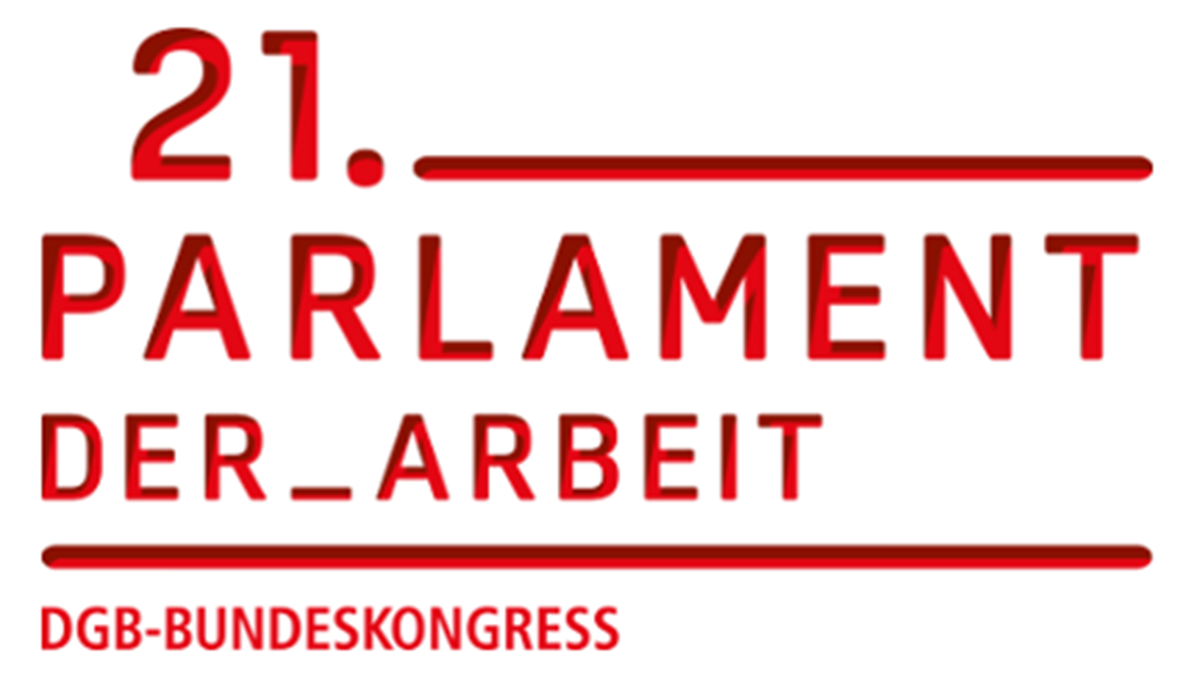 Bildergebnis für fotos vom 21. parlament der arbeit dgb