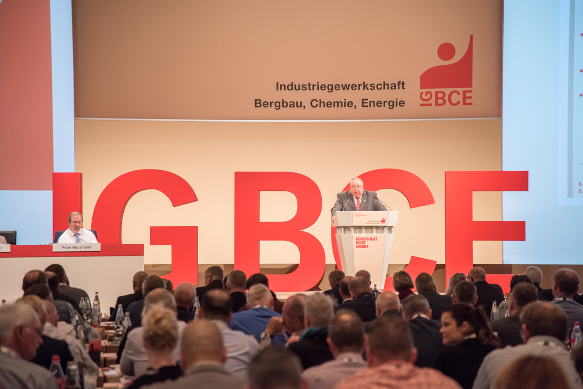 IG BCE eröffnet 6. Gewerkschaftskongress in Hannover - Hannover